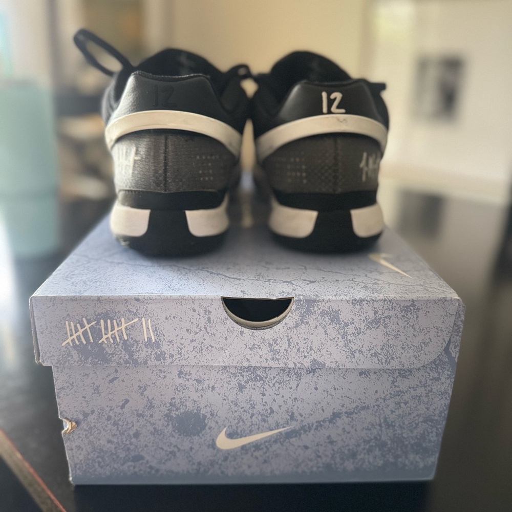 Ja Morant Nike Black and White Basketball Shoes - Picture 2 of 4